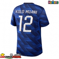 Camisa de Futebol França Randal Kolo Muani #12 Equipamento Principal Mundo 2026 Manga Curta